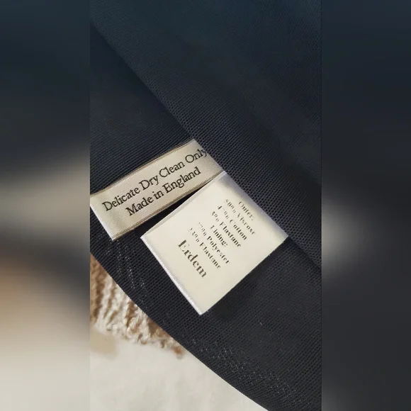 ERDEM MELANIE SCOOPBACK BLUE FLORAL MIDI DRESS US 6 NWOT - Picture 14 of 16